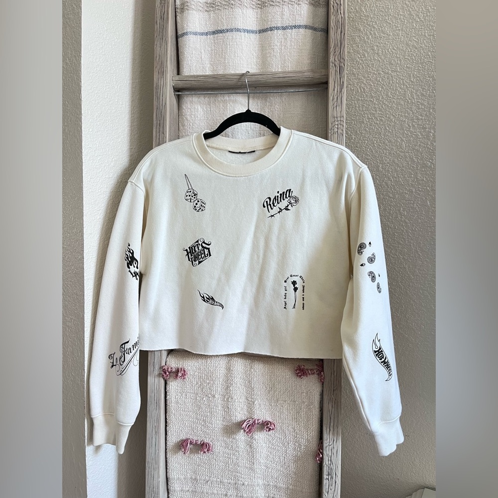 Hot wheels cropped sweater!